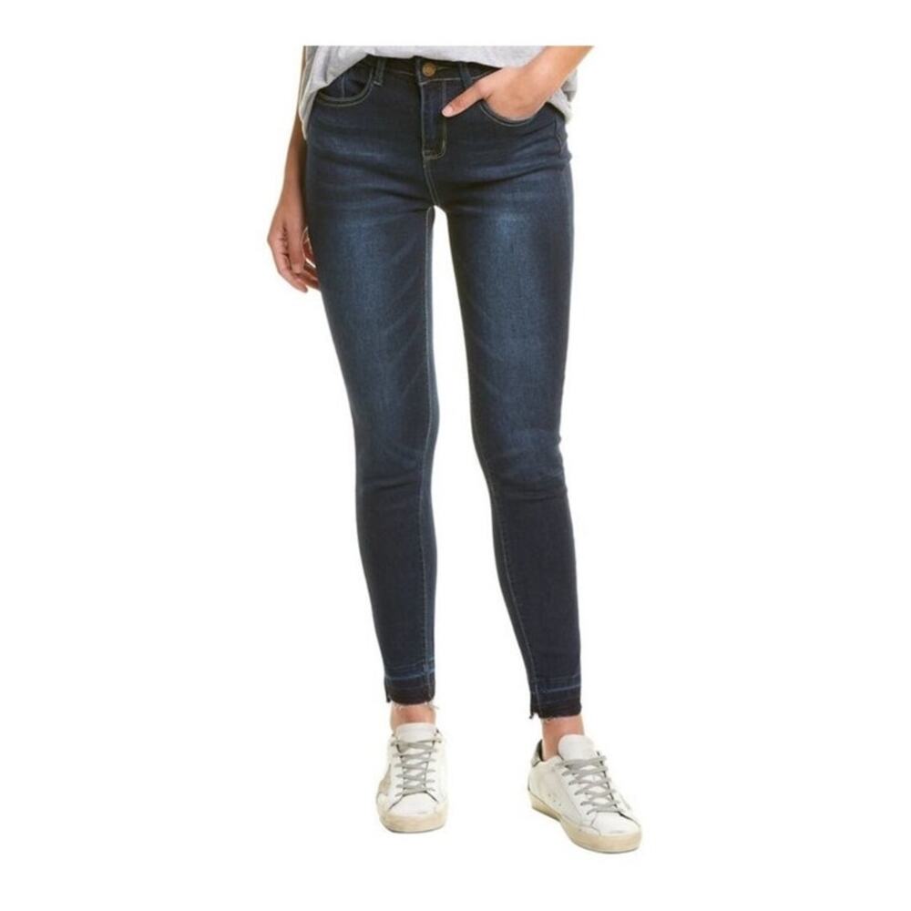 NWT William Rast Women's High Rise Released Hem Skinny Ankle Jeans Size 28